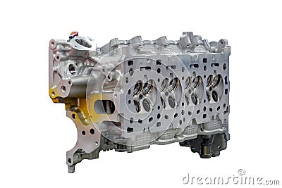 Cylinder engine parts of vehicle Stock Photo