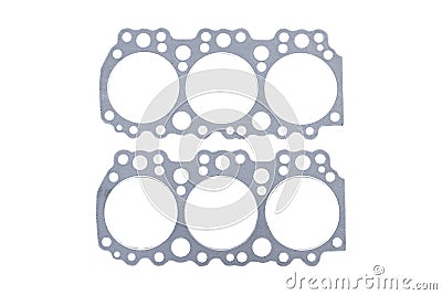 Cylinder head gasket on a Stock Photo