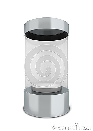 Cylinder showcase Cartoon Illustration