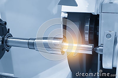 The cylindrical grinding machine Stock Photo