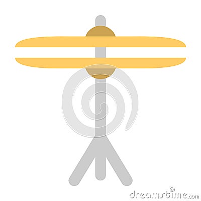 cymbal set musical instrument illustration. Cartoon Illustration