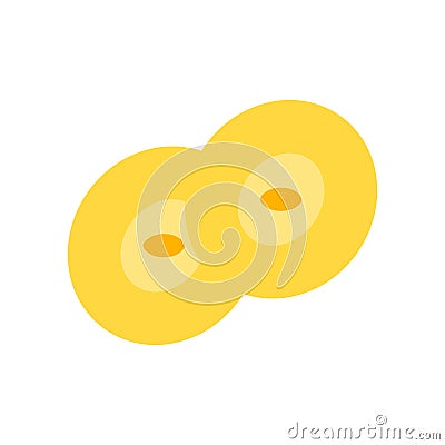 Cymbals icon vector sign and symbol isolated on white background, Cymbals logo concept Vector Illustration