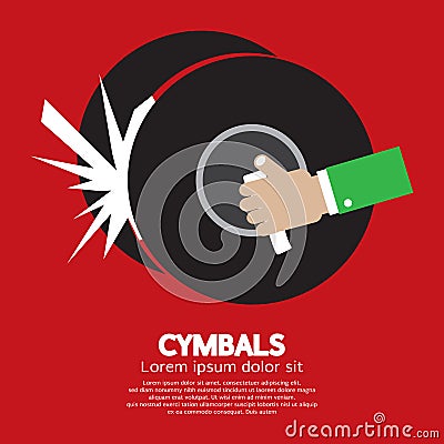Cymbals Music Instrument Vector Illustration