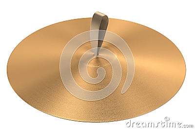 Cymbals (musical insturment) Stock Photo