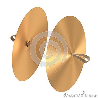 Cymbals (musical insturment) Stock Photo