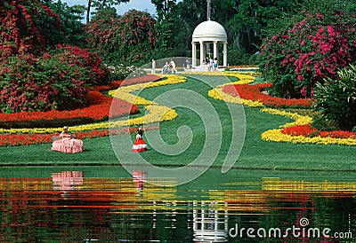 Cypress Gardens, FL Editorial Stock Photo