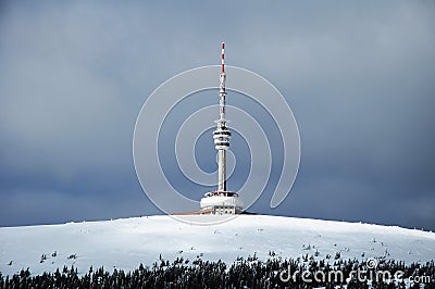 Czech mountain - Praded Stock Photo