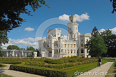 Czech republic, Castle Hluboka Stock Photo