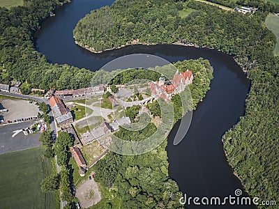 Czocha castle in summer Stock Photo