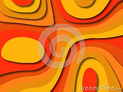 3D abstract background with paper cut shapes.Abstract paper carve template background,for book cover.Paper cut background. Stock Photo