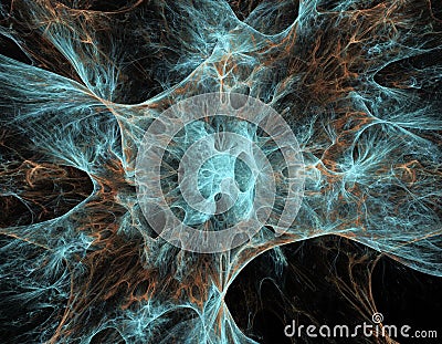 3d abstract fractal illustration background for Cartoon Illustration