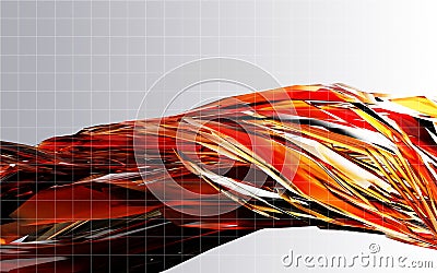 3d abstract glass texture Stock Photo