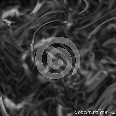 3D Abstract illustration. Smoke rendering Isolated. Misty and Fogy chaos pattern. Realistic smoke effect Cartoon Illustration