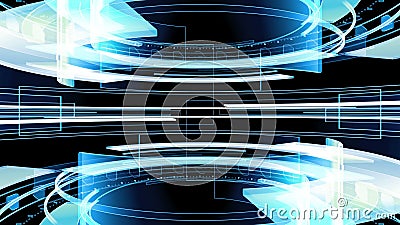 3D Abstract Technology Shapes Background 4K Looping Animation 4K Stock Video  - Video of square, style: 49929743
