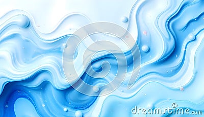 3D abstract lines blue color pattern line design wave Stock Photo