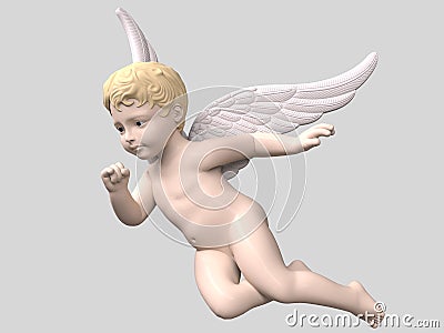 3d Angel Stock Photo