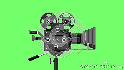 Vintage Movie Film Camera Retro 2D Animation Stock Footage - Video of white, film: 128299358 Vintage Movie Film Camera Retro 2D Animation Stock Footage - Video of white, film: 128299358