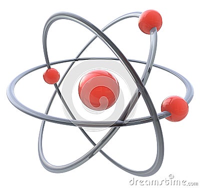 3d atom symbol Stock Photo