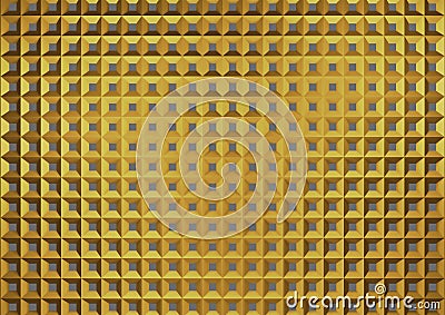 3D background, perspective, perspective of a square cube or honeycomb grid. With a darker gradient background shadow to be used as Stock Photo