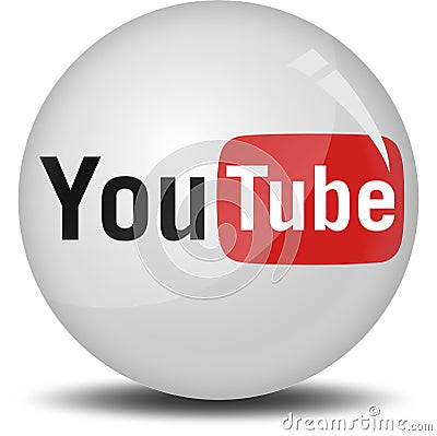 Youtube Editorial Stock Photo