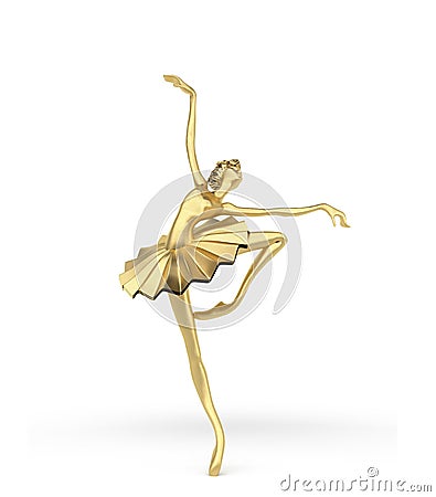 3d Ballerina 4 Stock Photo