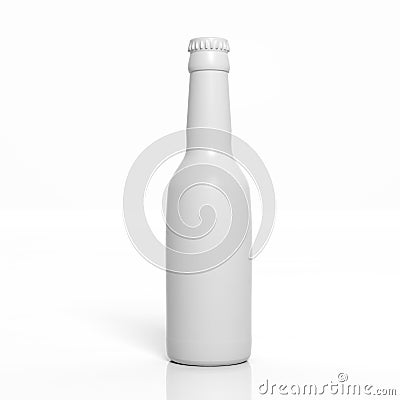 3D blank bottle Stock Photo