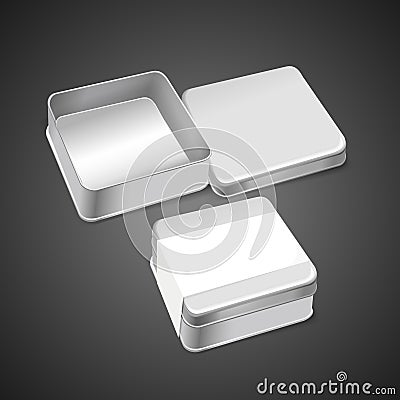 3d Blank Metal Box Template Vector Illustration CartoonDealer com 3d Blank Metal Box Template Vector Illustration CartoonDealer com