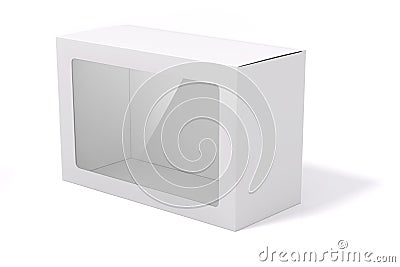 3d blank product package box Stock Photo