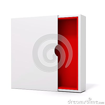 3d blank product package box Stock Photo