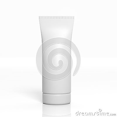 3D blank product tube mockup Stock Photo