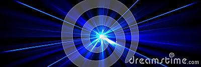 3d blue light party laser on disco concert show Vector Illustration