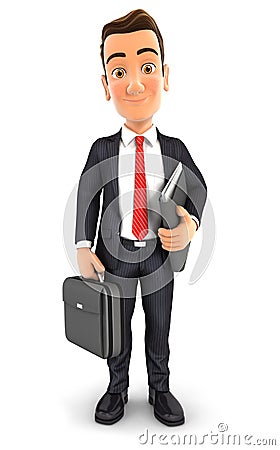 3d businessman Stock Photo