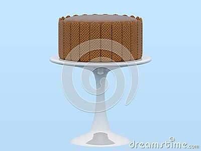 Chiffon cake Stock Photo