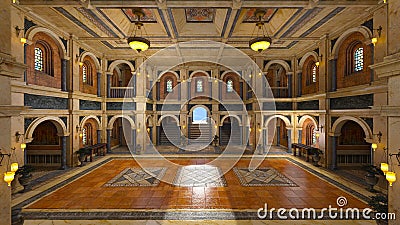 Grand hall Stock Photo