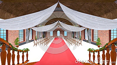 Grand hall Stock Photo