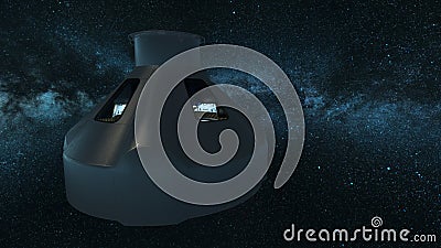 Space lander Stock Photo