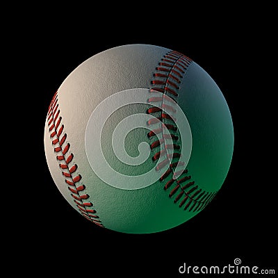 3d cgi baseball Stock Photo