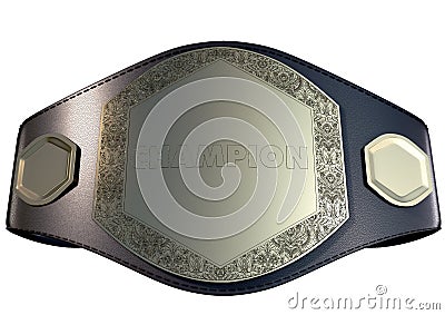 3D championship belt Stock Photo