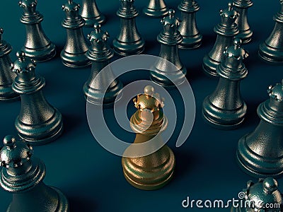 3d chess figur Stock Photo