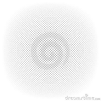 3D circular burst. Convex globe, sphere, orb distort. Inflate design pattern. Radiation, Bulge, Bloat effect. Radial, radiating Vector Illustration