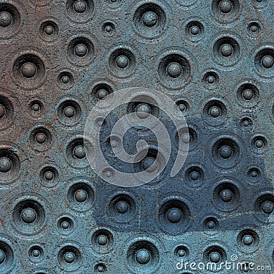 3d composition grunge old speaker sound system Stock Photo