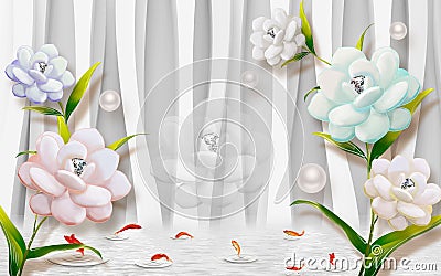 3d wallpaper,background Stock Photo