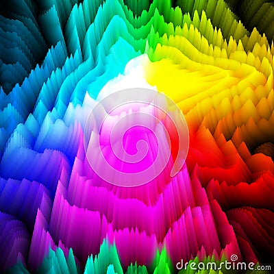 3d design prism colors background Stock Photo