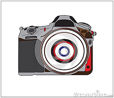 D for DSLR Stock Photo