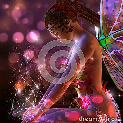 Dream fairy Stock Photo