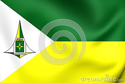 Flag of Federal District Governor, Brazil. Stock Photo