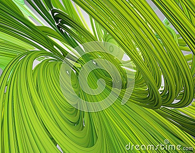 3D Fractal Involute Gel 3D Rendering Fractal Image Stock Photo