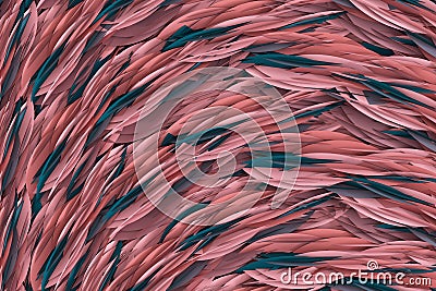 3D geometric background. Vivid abstraction with distributed shapes. Stock Photo