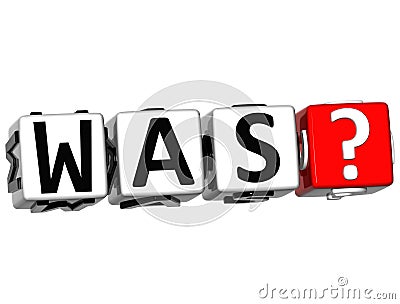 3D German Question Button Click Here Block Text Stock Photo