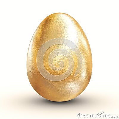 3d golden egg Stock Photo